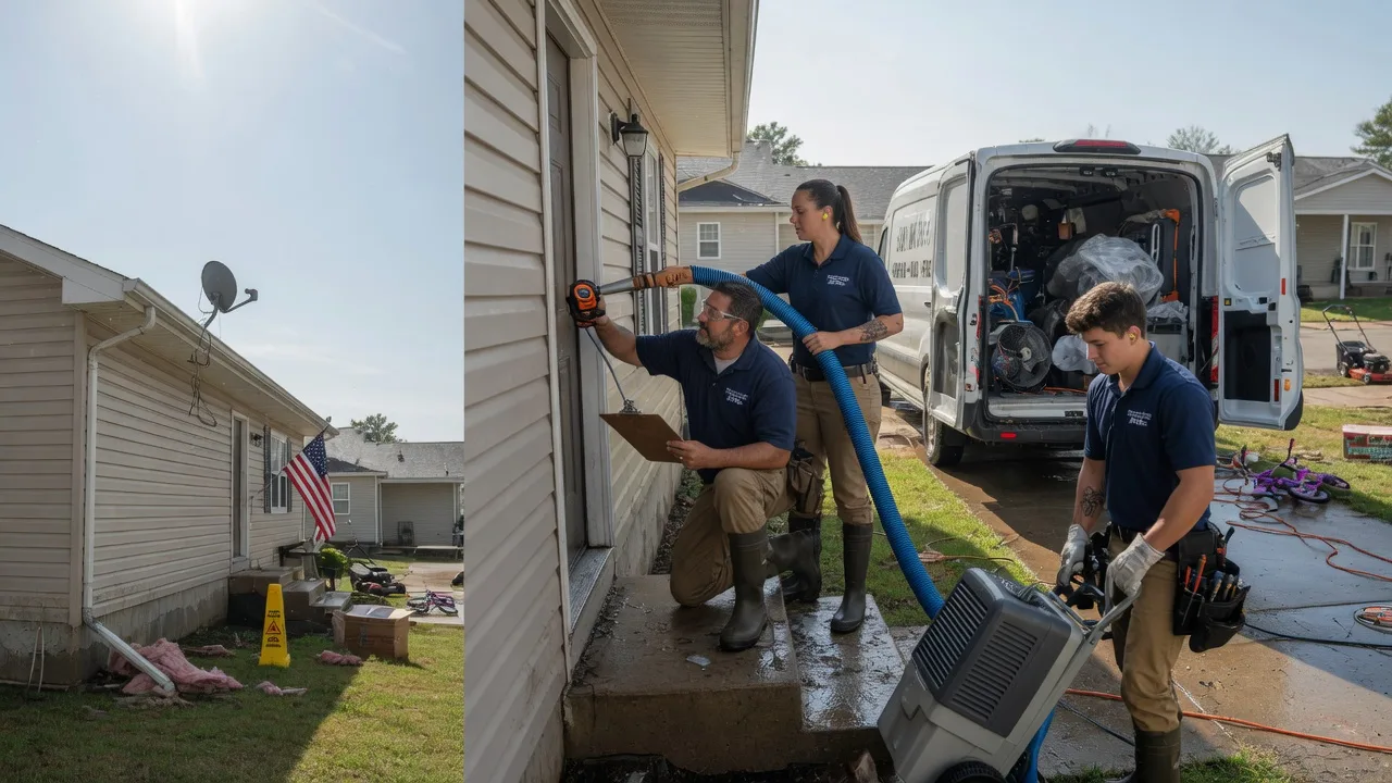 Ceiling Water Damage Restoration in Odessa, DE near me